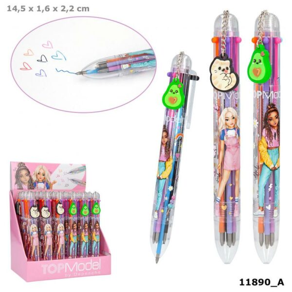 TOPModel gelpen met 6 kleuren
