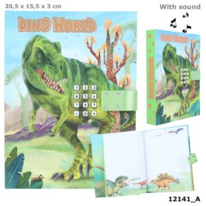 Dino World dagboek met geheime code