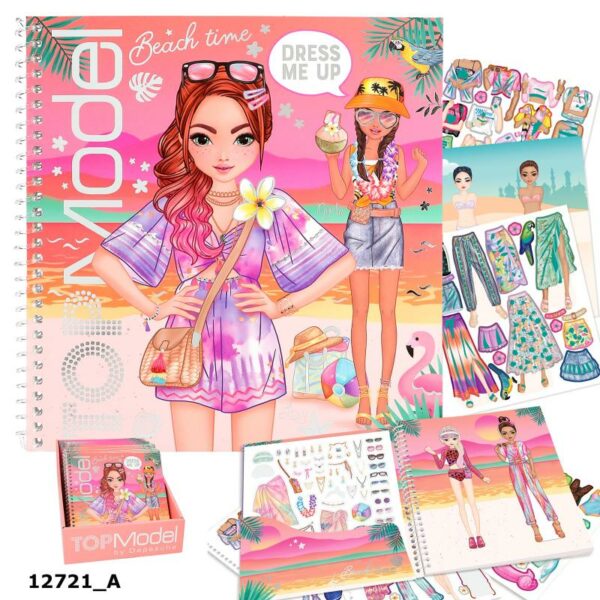 TOPModel Dress Me Up stickerboek HOLIDAY